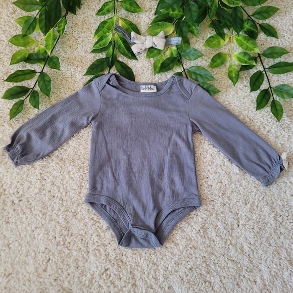 Nicole Miller Baby Girl Floral Dress/Onesie (9-12 Months) - Picture 7 of 9